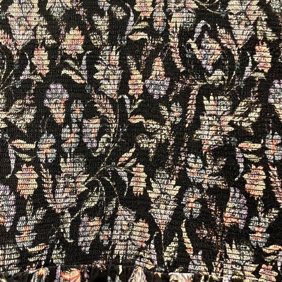 NWOT Witchery 💯 Cotton Shirred Multicoloured Midi Dress - Picture 3 of 9